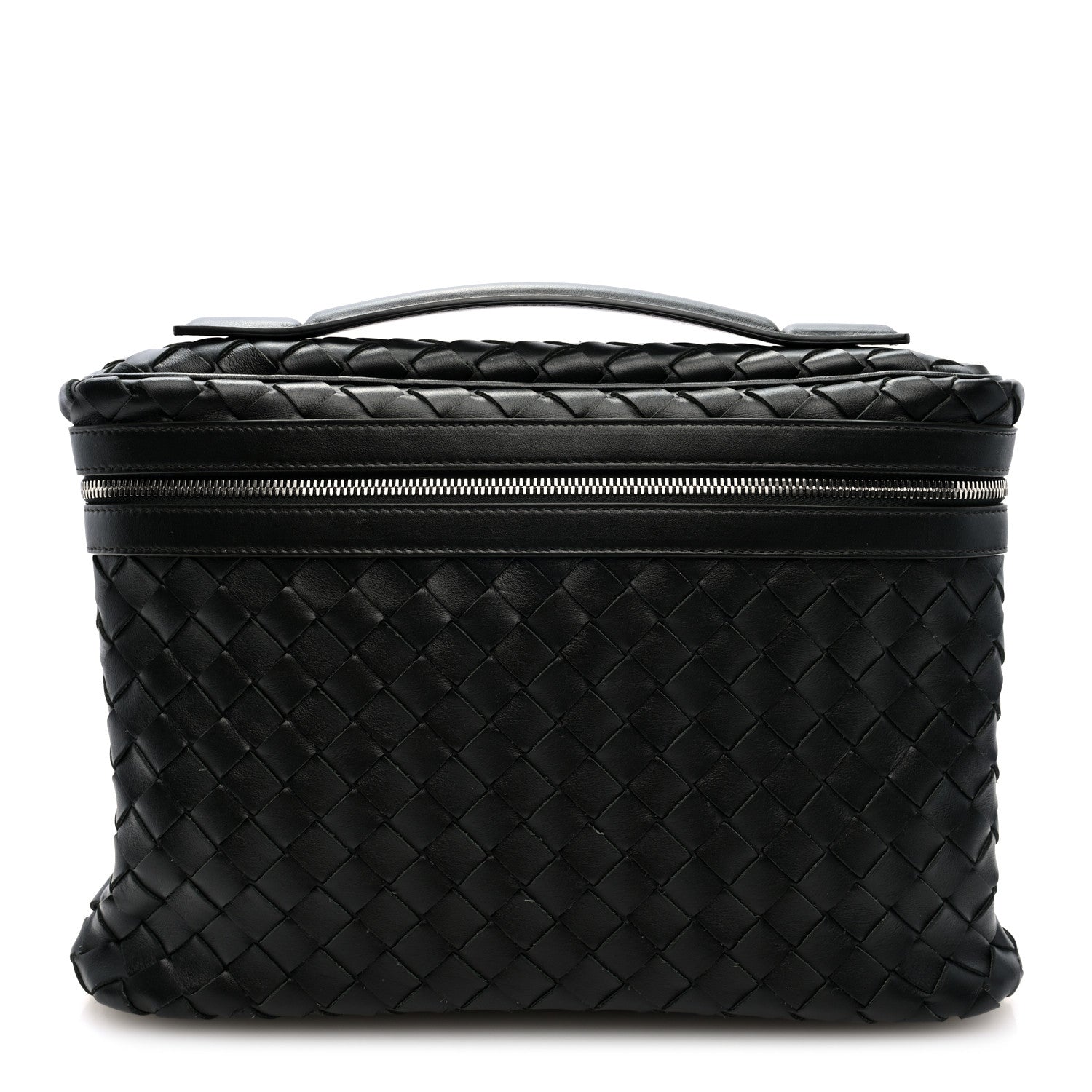 Bottega Veneta Calfskin Intrecciato Document Holder Black 1 of 7