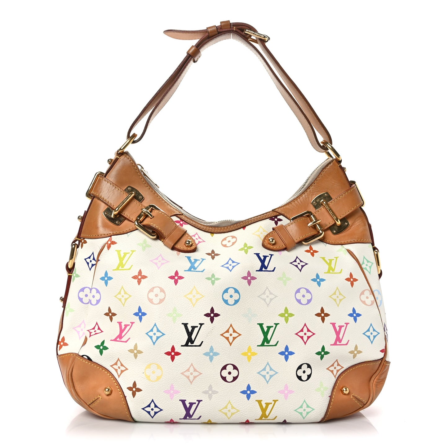 Monogram Multicolor Greta White
