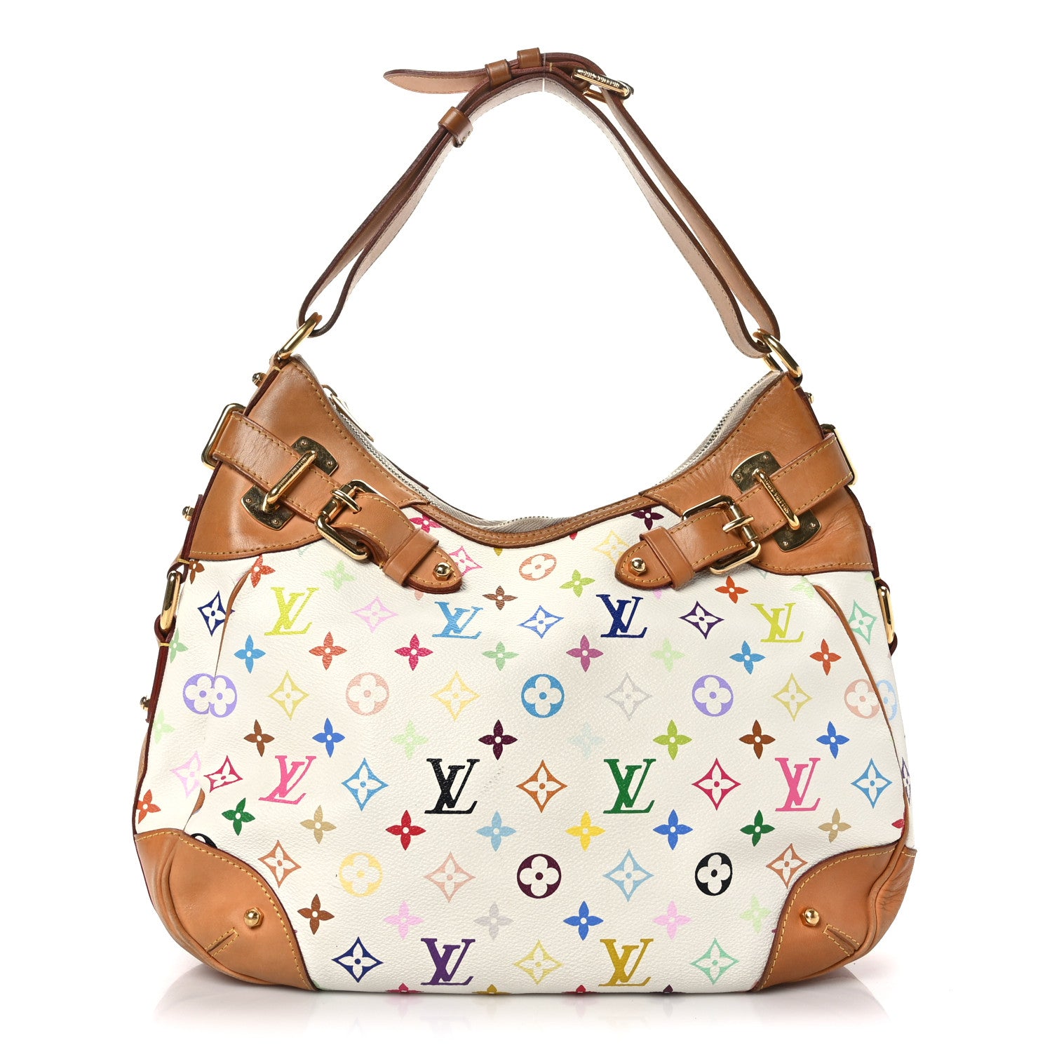 Louis Vuitton Monogram Multicolor Greta White 1 of 8