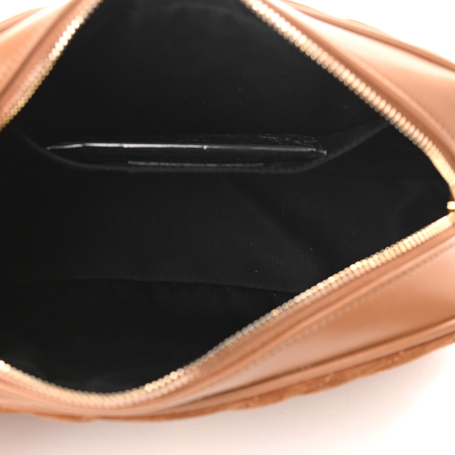 Saint Laurent Suede Matelasse Monogram Lou Camera Bag Cinnamon 4 of 7