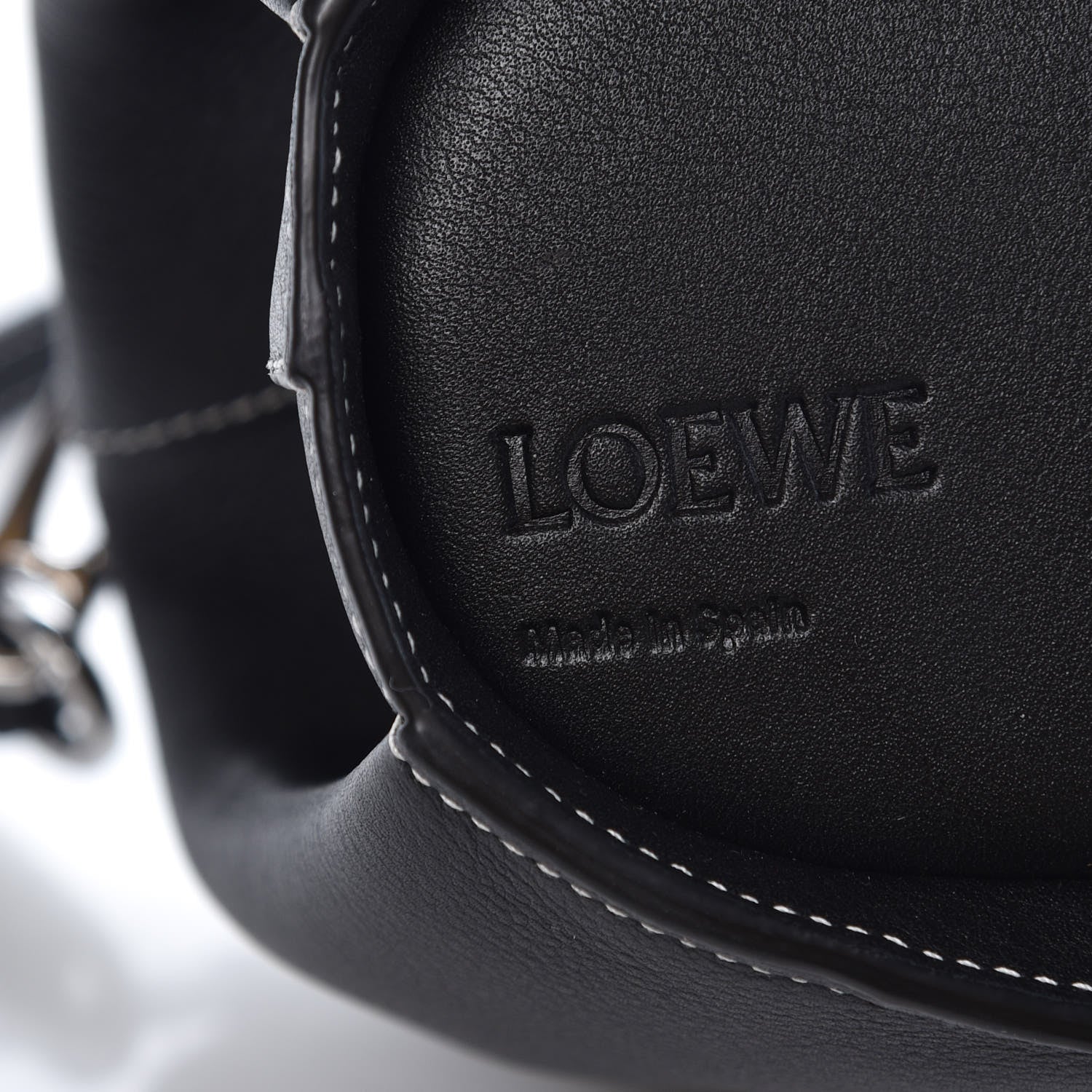 Loewe Calfskin Mini Elephant Crossbody Bag Black 6 of 6