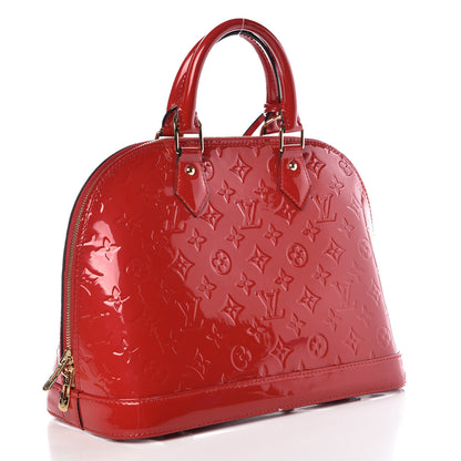 Louis Vuitton Vernis Alma PM Cherry 3 of 10