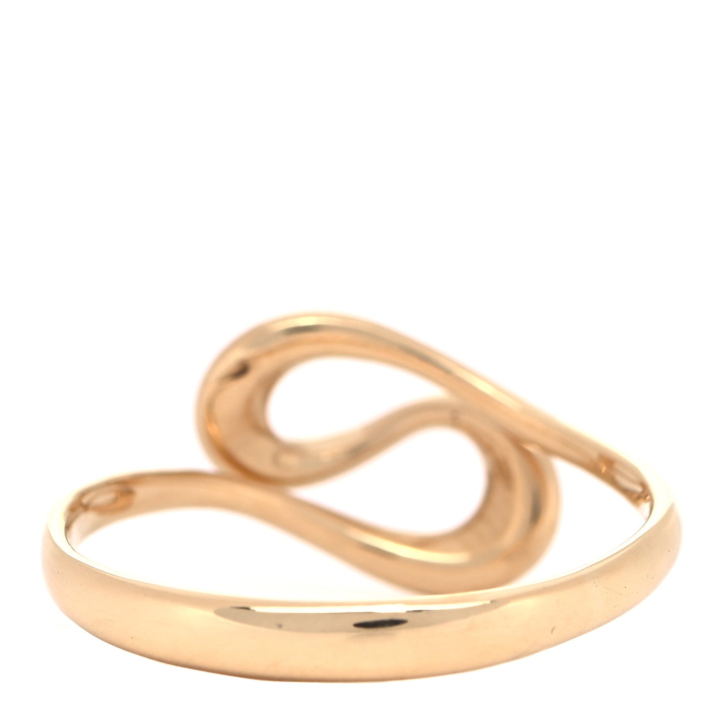 18K Yellow Gold Elsa Peretti Open Wave Ring 57 8