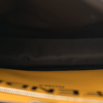 Fendi Nylon Vitello Cover Logo Embossed Medium Peekaboo I SEE U Satchel Ebano Sunflower 5 of 14