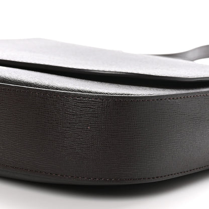 Mansur Gavriel Calfskin Flap Crossbody Bag Dark Brown 9 of 10