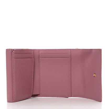 Christian Dior Patent Cannage Lady Dior Lotus Wallet Pink 5 of 11