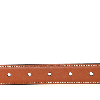Celine Box Calfskin Reversible Medium 25mm Triomphe 85 34 Belt Black Tan 4 of 5