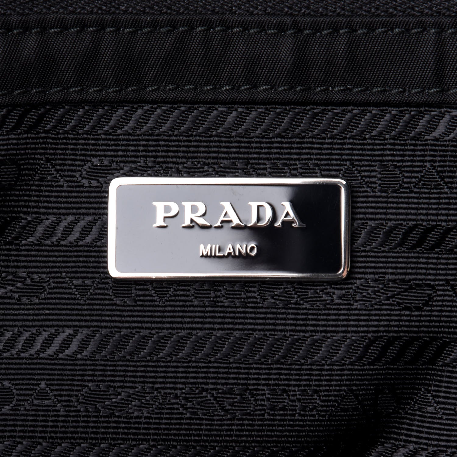 Prada Tessuto Nylon Quilted Shopping Tote Black 5 of 9