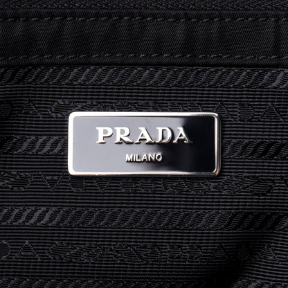 Prada Tessuto Nylon Quilted Shopping Tote Black 5 of 9