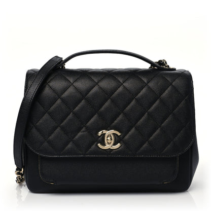 Chanel Caviar Quilted Large Business Affinity Flap Black 1 of 8