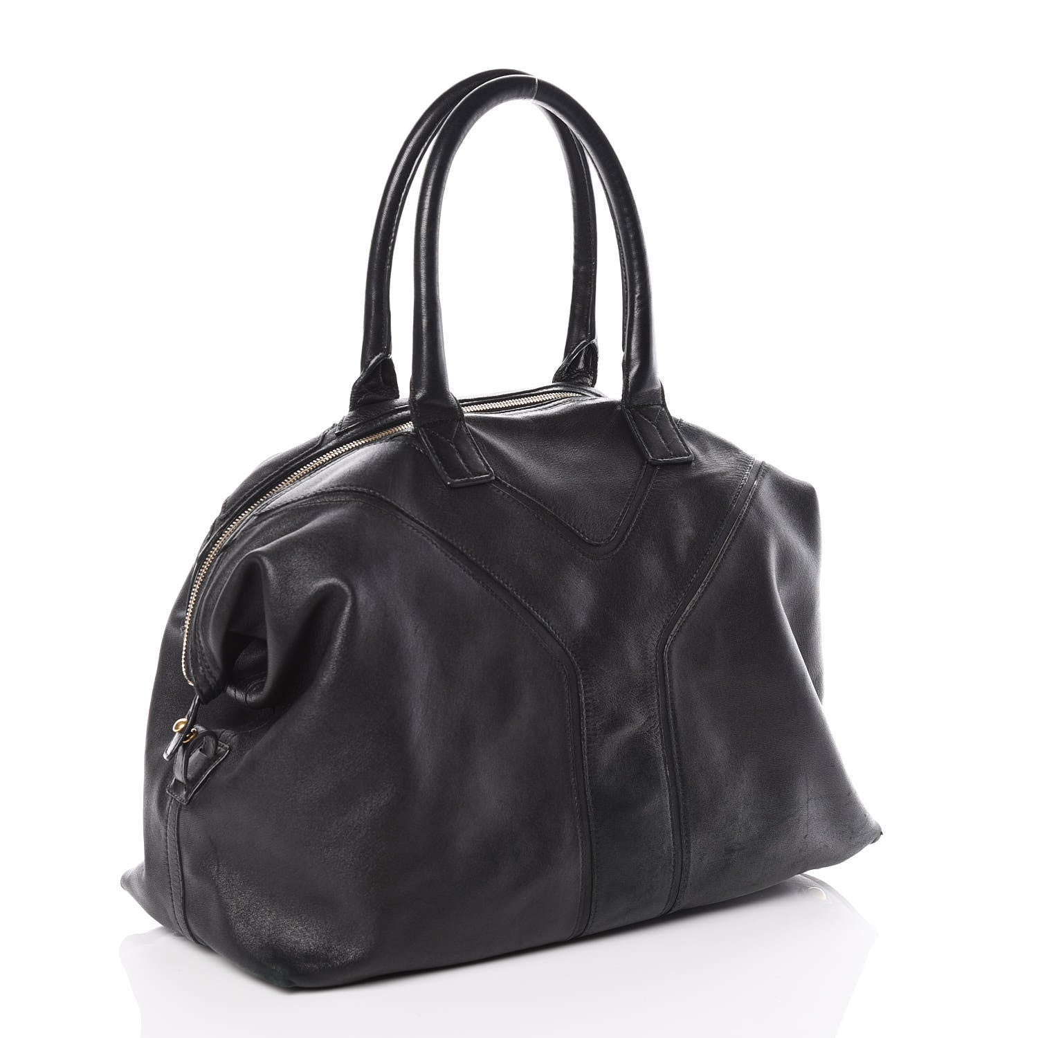 Saint Laurent Lambskin Medium Easy Sac Black 4 of 10