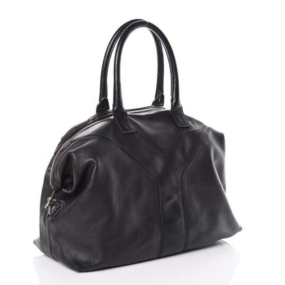 Saint Laurent Lambskin Medium Easy Sac Black 4 of 10
