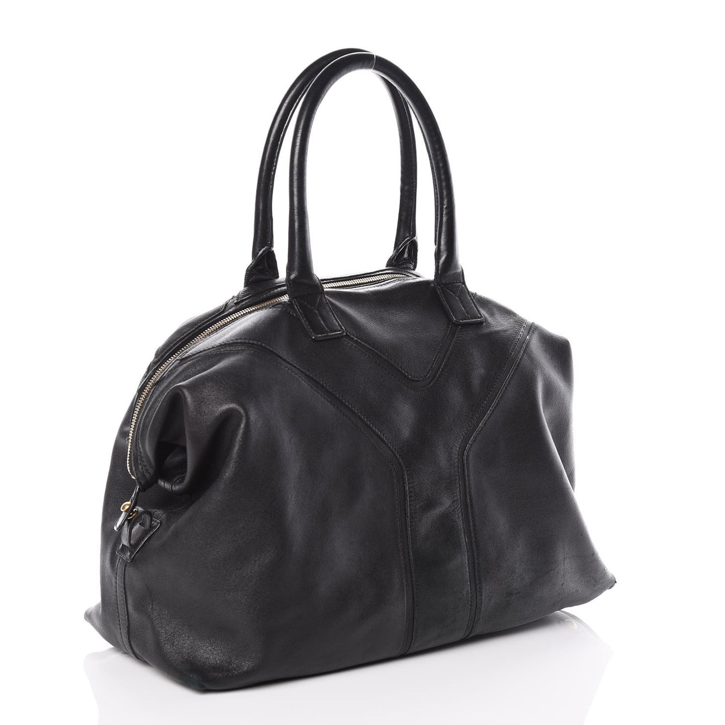 Lambskin Medium Easy Sac Black