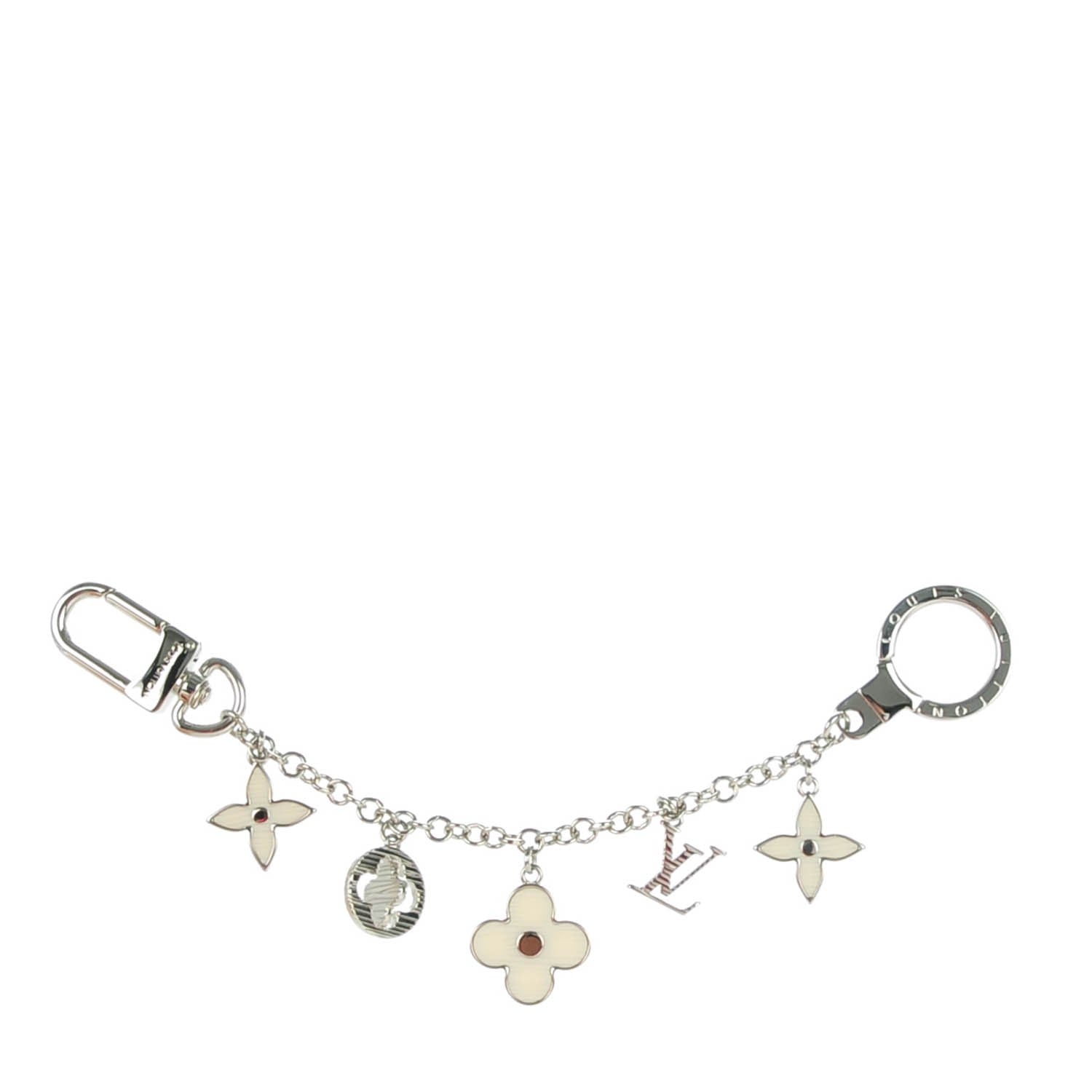 Louis Vuitton Fleur d'Epi Bag Charm Chain Ivory 1 of 4