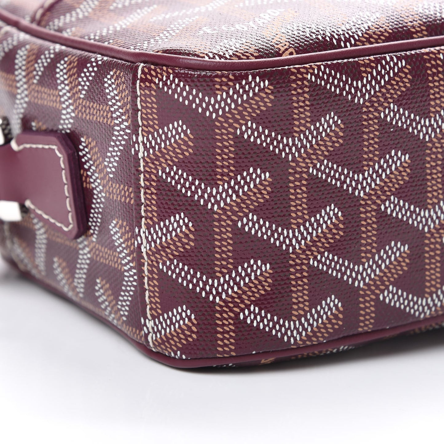 Goyardine Sac Cap Vert Burgundy