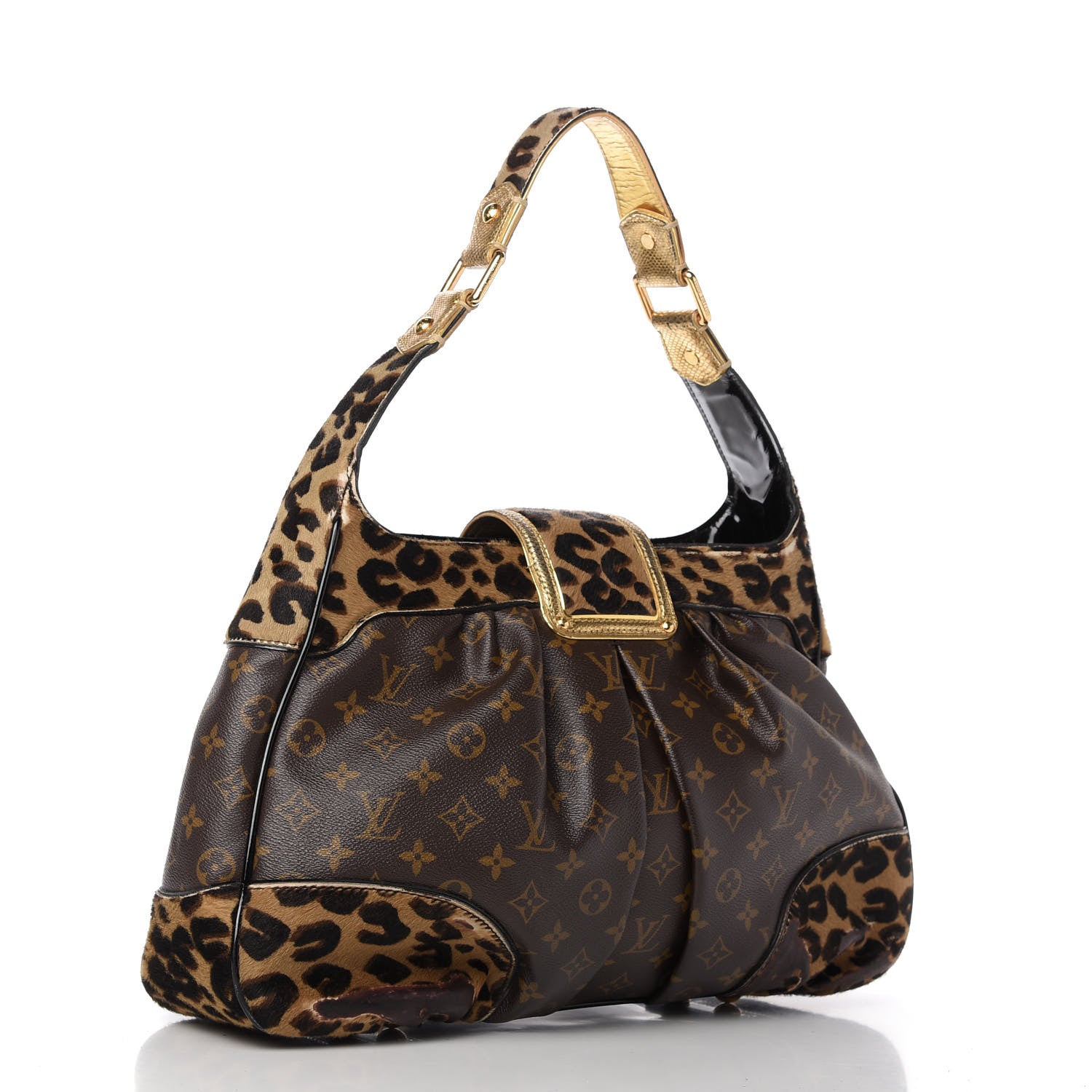 Louis Vuitton Monogram Leopard Polly 3 of 9