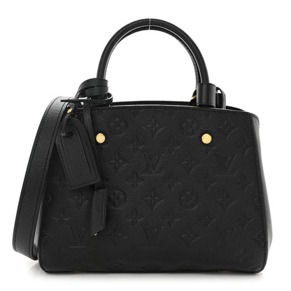 Louis Vuitton Empreinte Montaigne BB Black 1 of 9