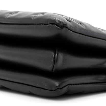 Louis Vuitton Lambskin Embossed Monogram Coussin BB Black 10 of 13