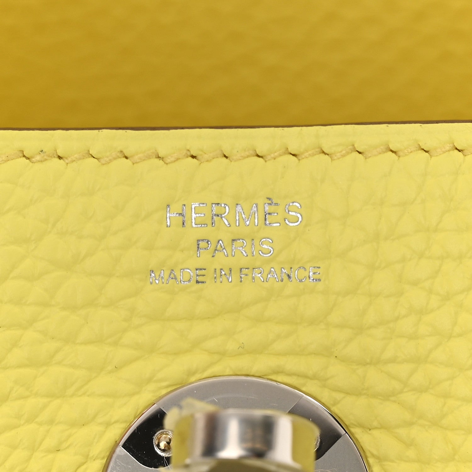 Hermes Taurillon Clemence Lindy 26 Limoncello 6 of 11