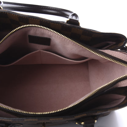 Louis Vuitton Cuir Taurillon Damier Ebene Normandy Magnolia 8 of 11