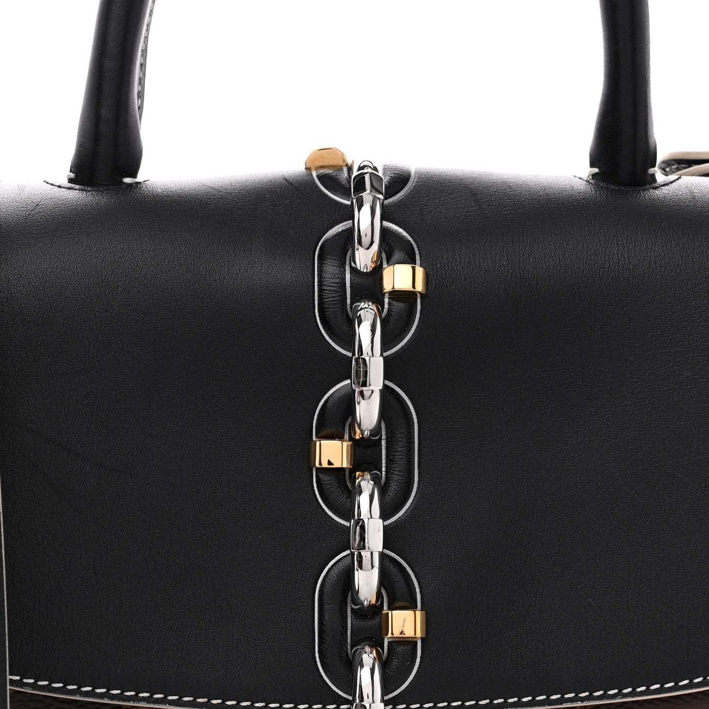 Calfskin Monogram Chain It Bag PM Black