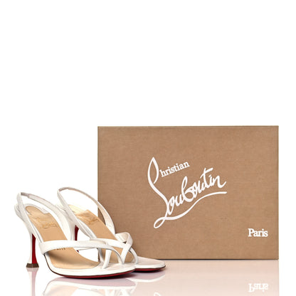Christian Louboutin Kid Taralita 55 Thong Sandals 37 White 10 of 10
