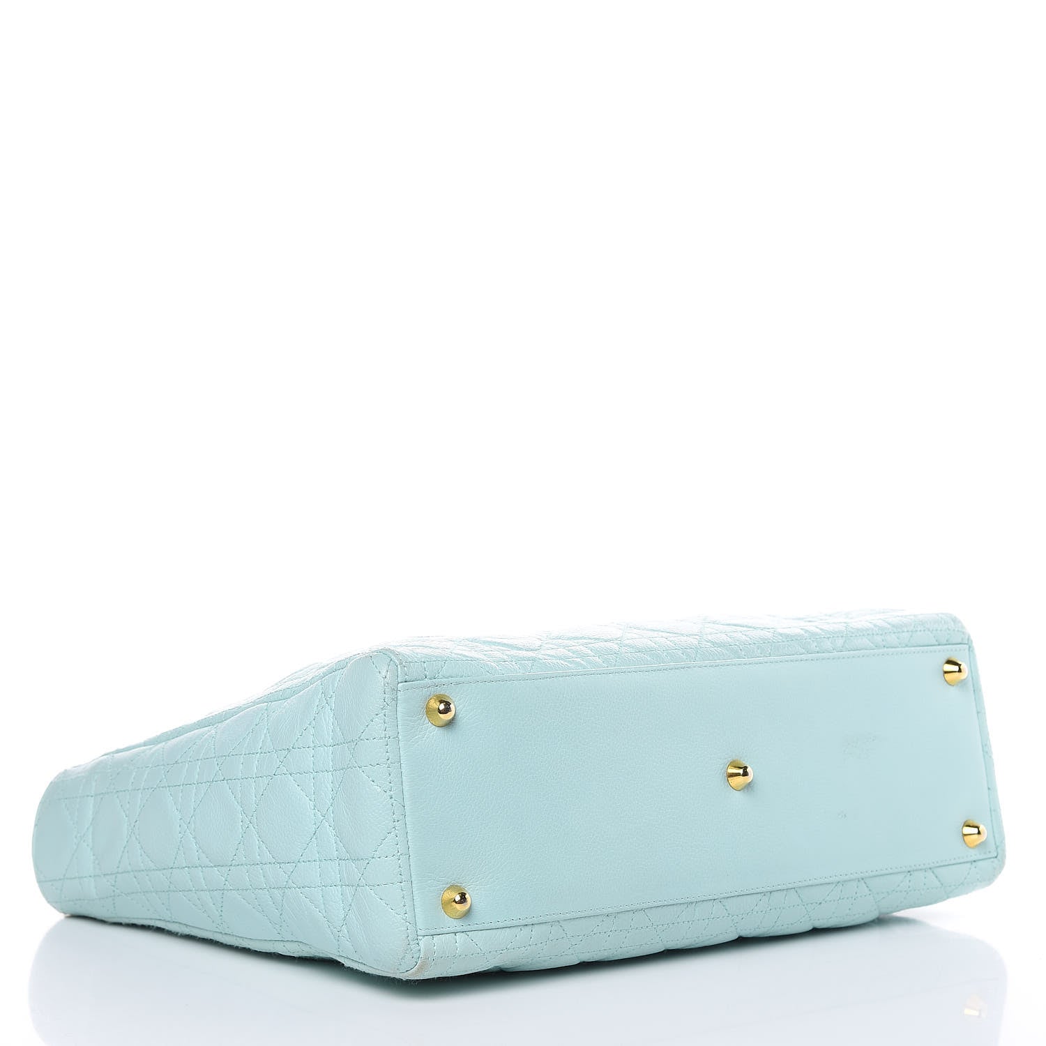Christian Dior Lambskin Cannage Large Lady Dior Light Blue 4 of 12