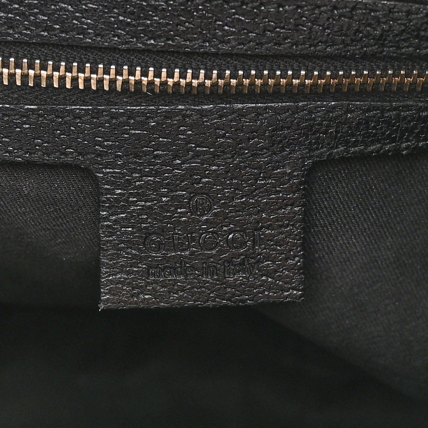Monogram Web Bamboo Ring Hobo Black