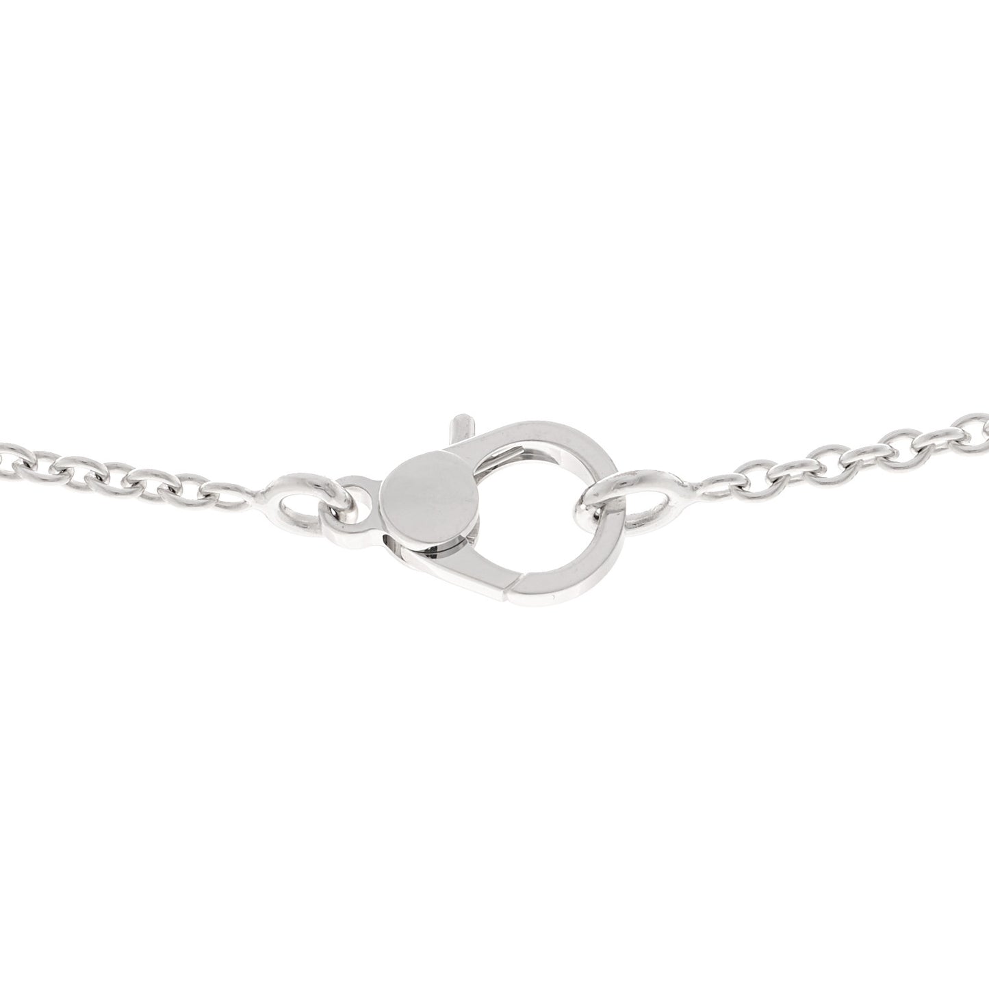 18K White Gold Diamond Finesse Pendant Necklace