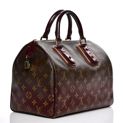 Louis Vuitton Monogram Mirage Speedy 30 Bordeaux 3 of 10