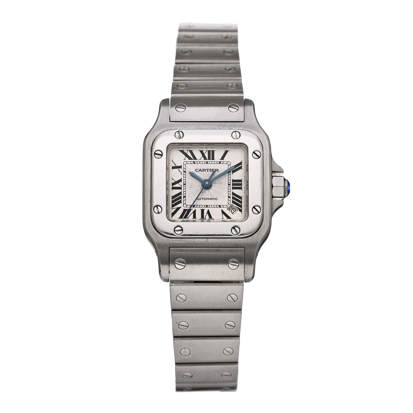 Stainless Steel 24mm Santos de Cartier Galbee Automatic Watch