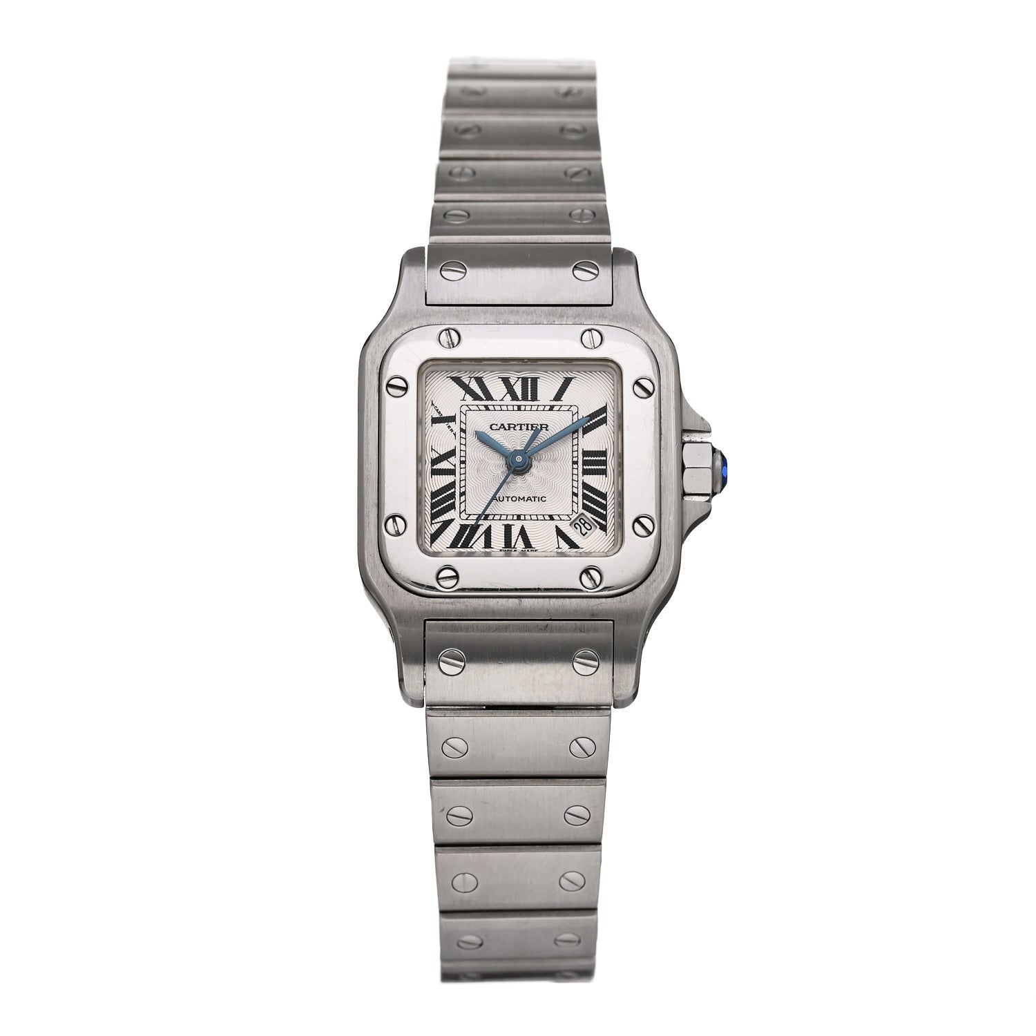 Cartier Stainless Steel 24mm Santos de Cartier Galbee Automatic Watch 1 of 4