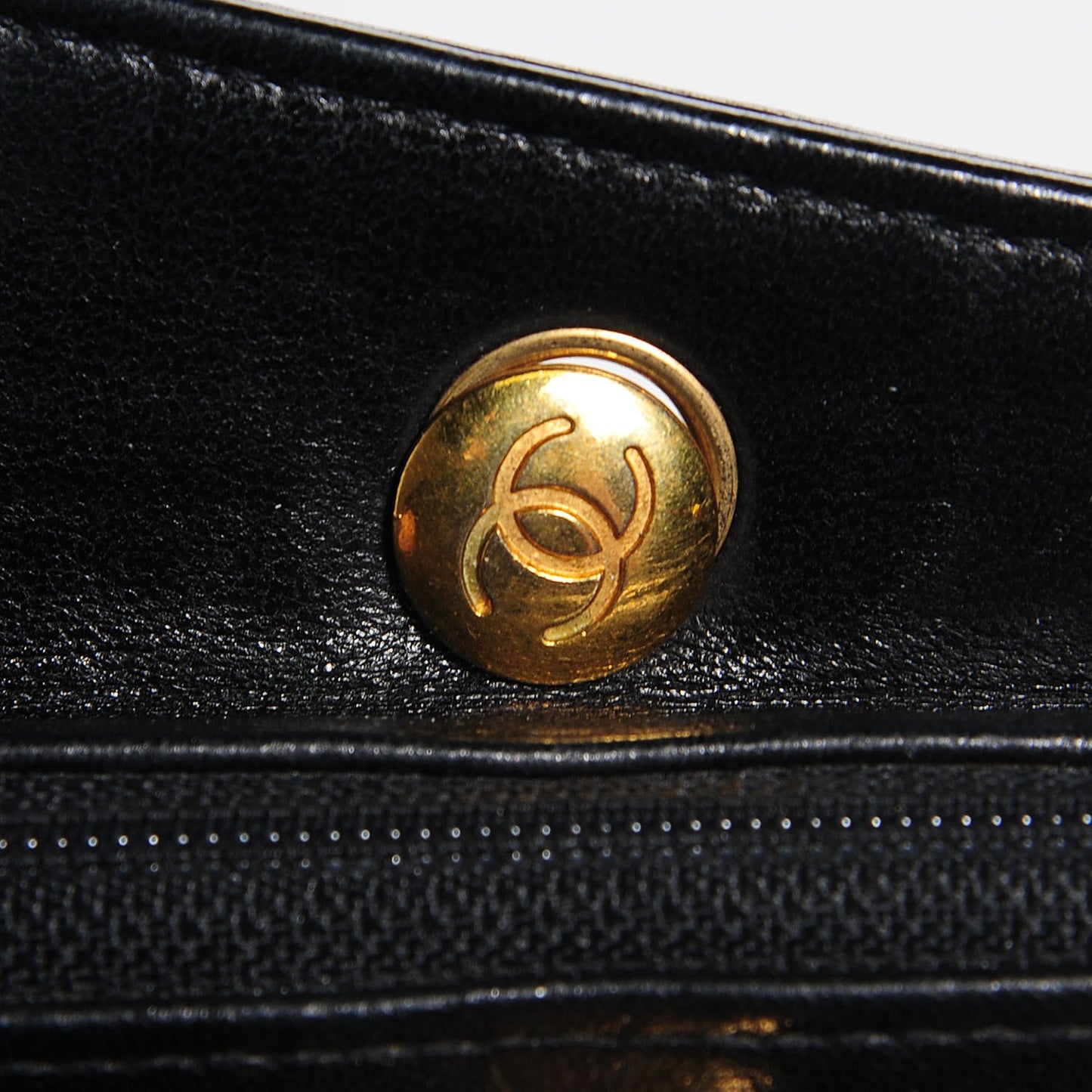 Lambskin Quilted Small Shoulder Bag Black