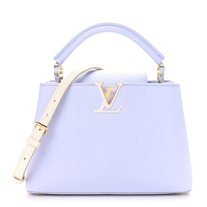 Louis Vuitton Taurillon Braided Chain Capucines BB Iris Creme 1 of 9