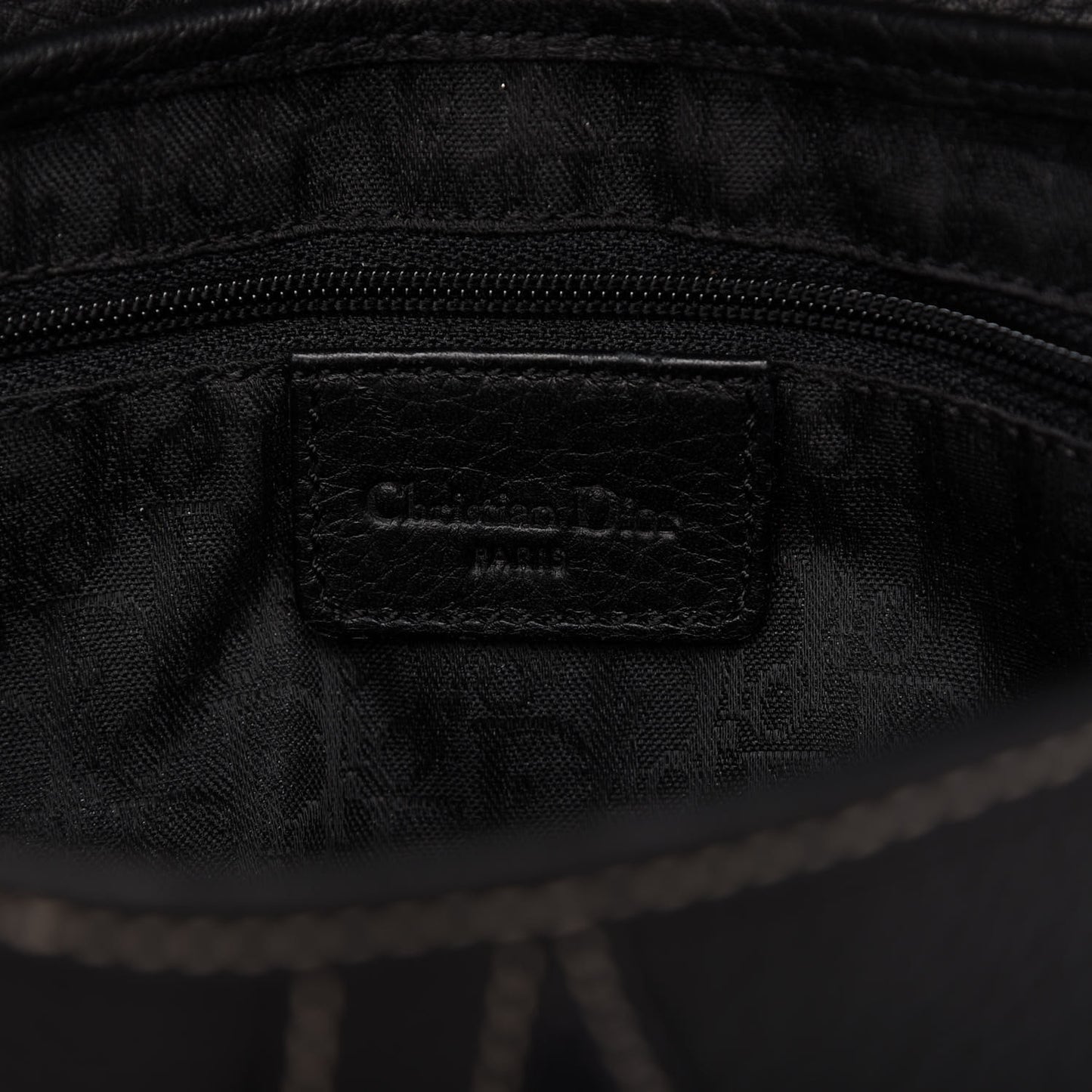 Calfskin Double Saddle Bag Black