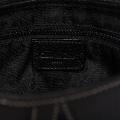Christian Dior Calfskin Double Saddle Bag Black 8 of 10