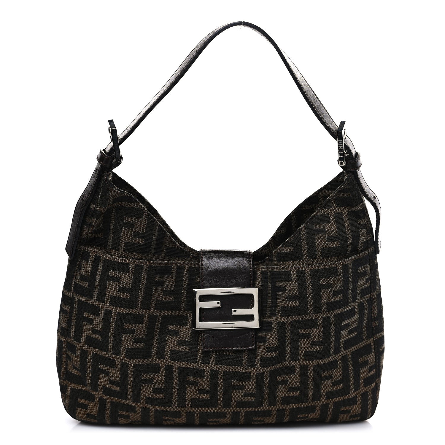 Fendi Zucca Shoulder Bag Tobacco 1 of 7
