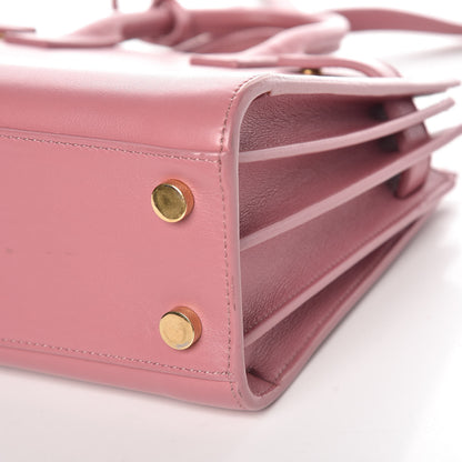Saint Laurent Calfskin Nano Sac De Jour Rose Dark 12 of 13