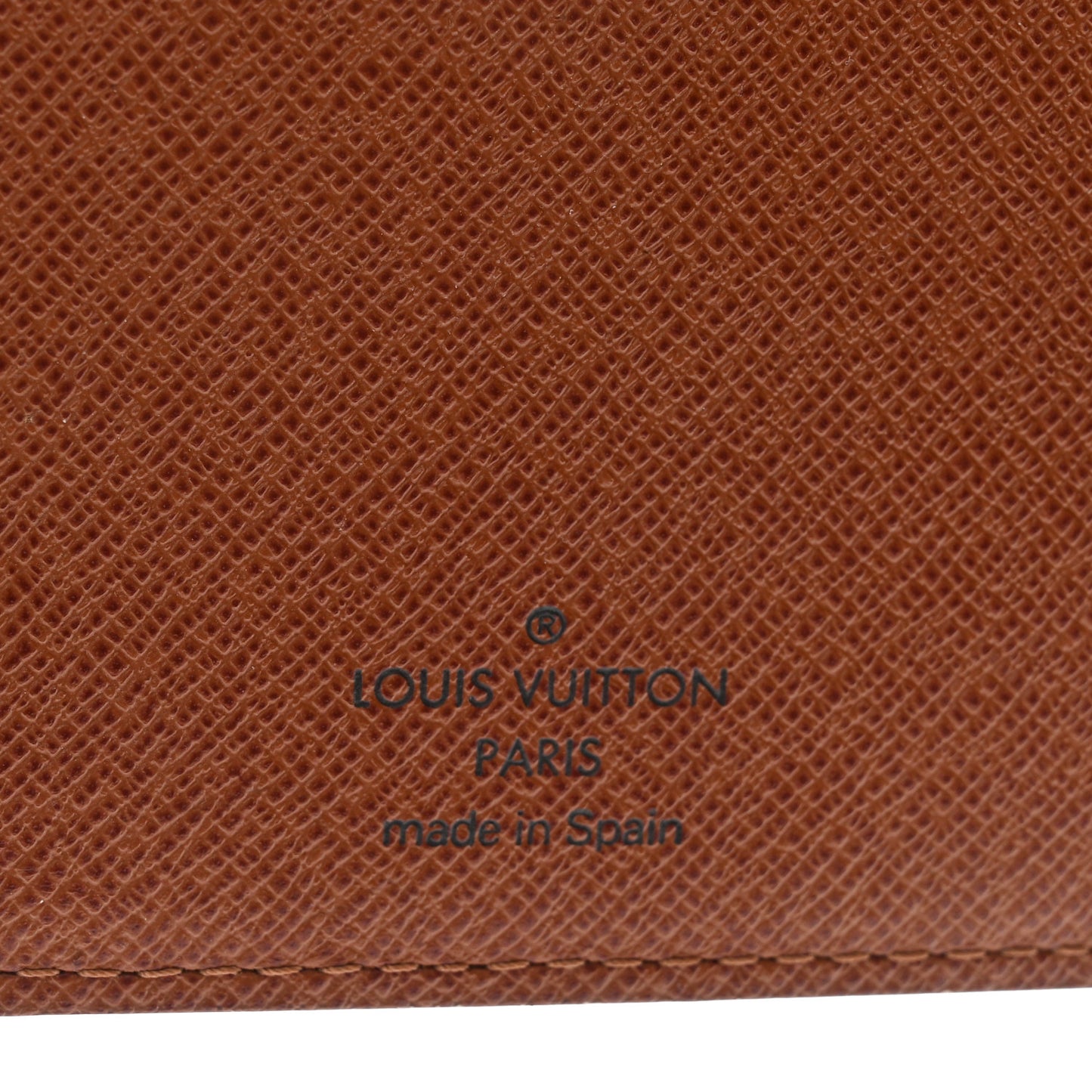 Monogram Desk Agenda Cover