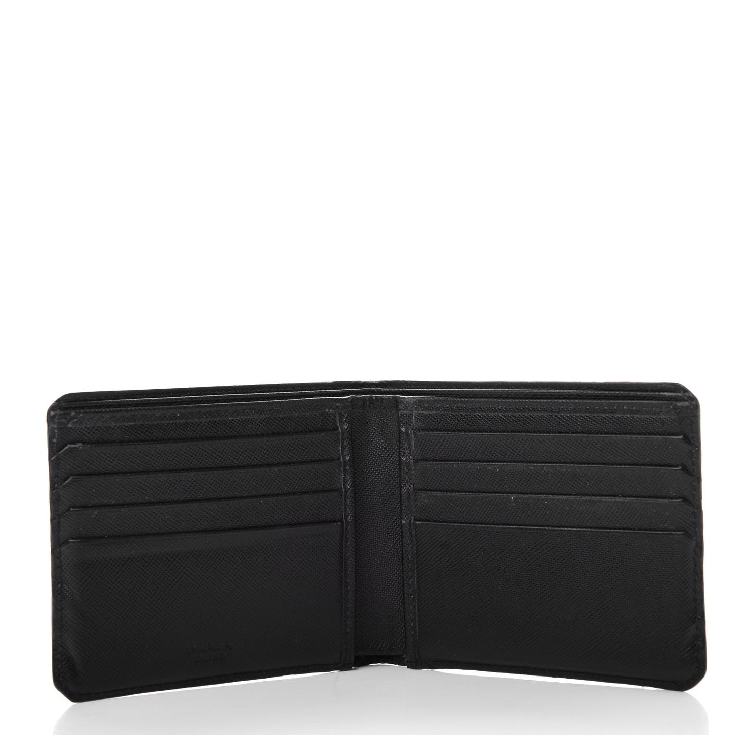 Saffiano Bi-Fold Wallet Black
