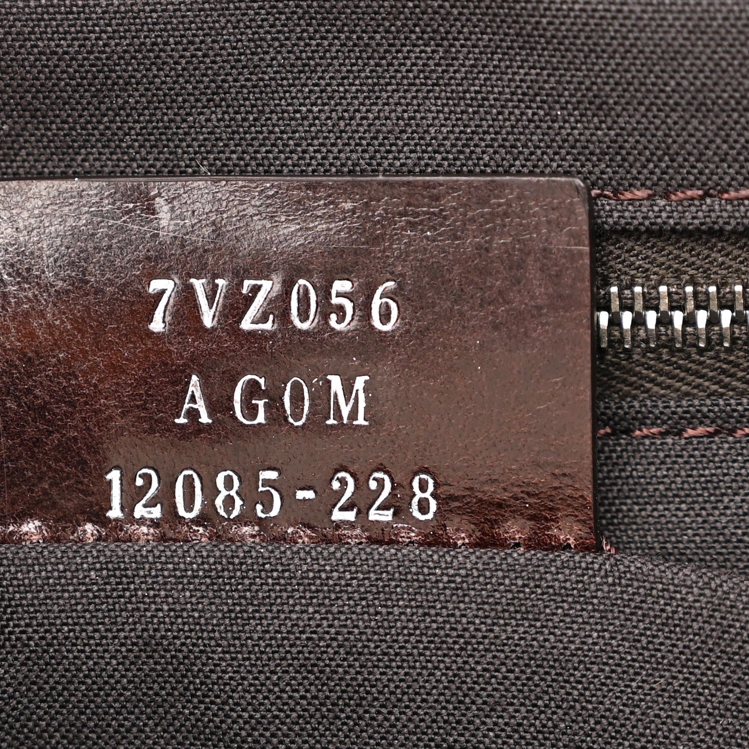 Fendi Recycled Fabric Jacquard Vitello Astro FF 1974 Large Fendi Strike Backpack Tobacco Moro Ebano 7 of 10