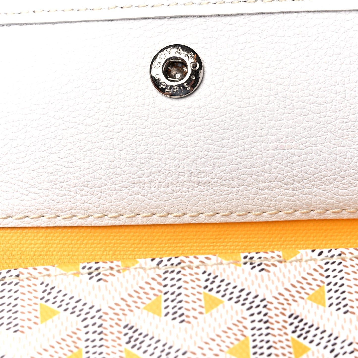 Goyardine Saint Louis Claire Voie PM White Yellow