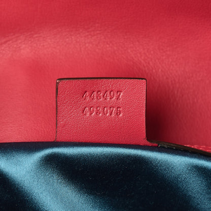 Gucci Velvet Matelasse Small GG Marmont Shoulder Bag Light Raspberry Rose 7 of 9
