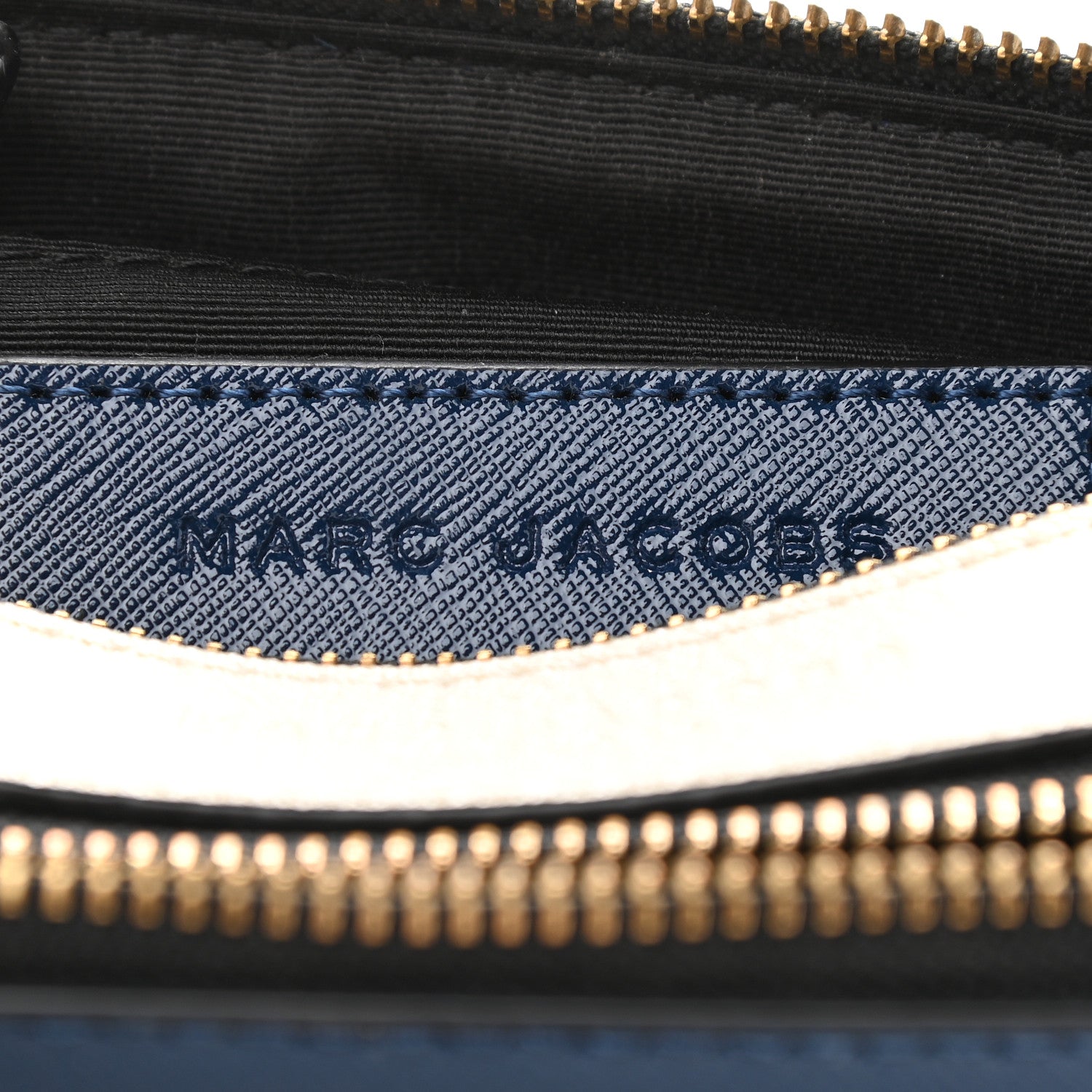 Marc Jacobs Saffiano Small Snapshot Camera Bag Navy Multicolor 7 of 10
