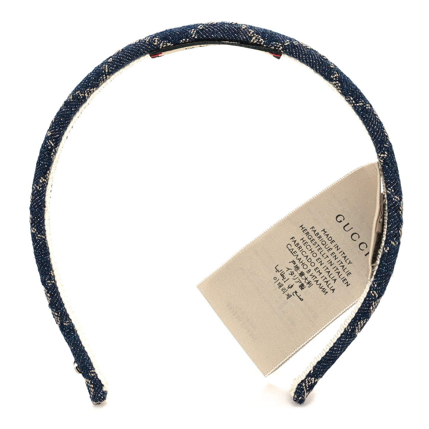 Denim Monogram Headband