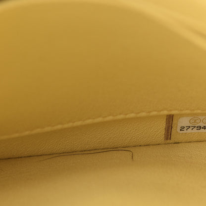Chanel Lambskin Quilted Medium Trendy CC Flap Yellow 9 of 10
