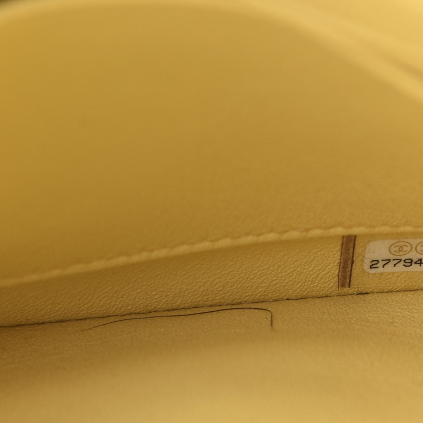 Lambskin Quilted Medium Trendy CC Flap Yellow
