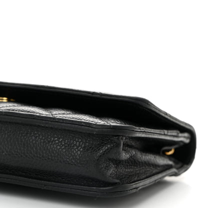 Chanel Caviar Quilted Wallet On Chain WOC Black 11 of 13
