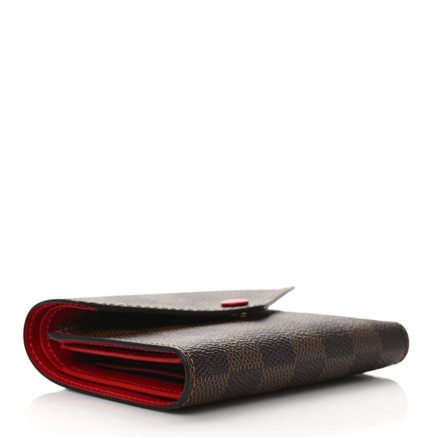 Damier Ebene Victorine Wallet Cherry