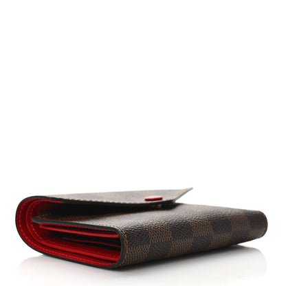 Louis Vuitton Damier Ebene Victorine Wallet Cherry 4 of 7